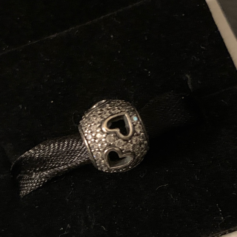 Pandora Tumbling Hearts Charm
